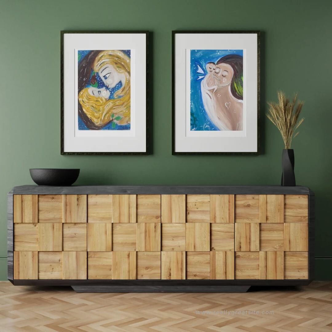 Gift For Her wall Art Handmade Original Oil Painting On Canvas sitting gift-for-her-wall-art-handmade-original-oil-painting-on-canvas-sitting