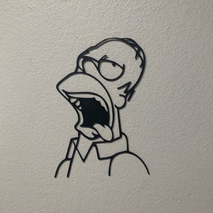Homer Drool Wall Art (Made in U.S.A)-Fun and Unique Home or Office Decoration