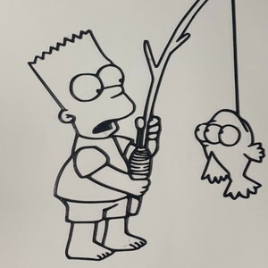Bart Simpson Wall Art (Made in U.S.A)