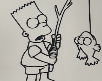 Bart Simpson Wall Art (Made in U.S.A)