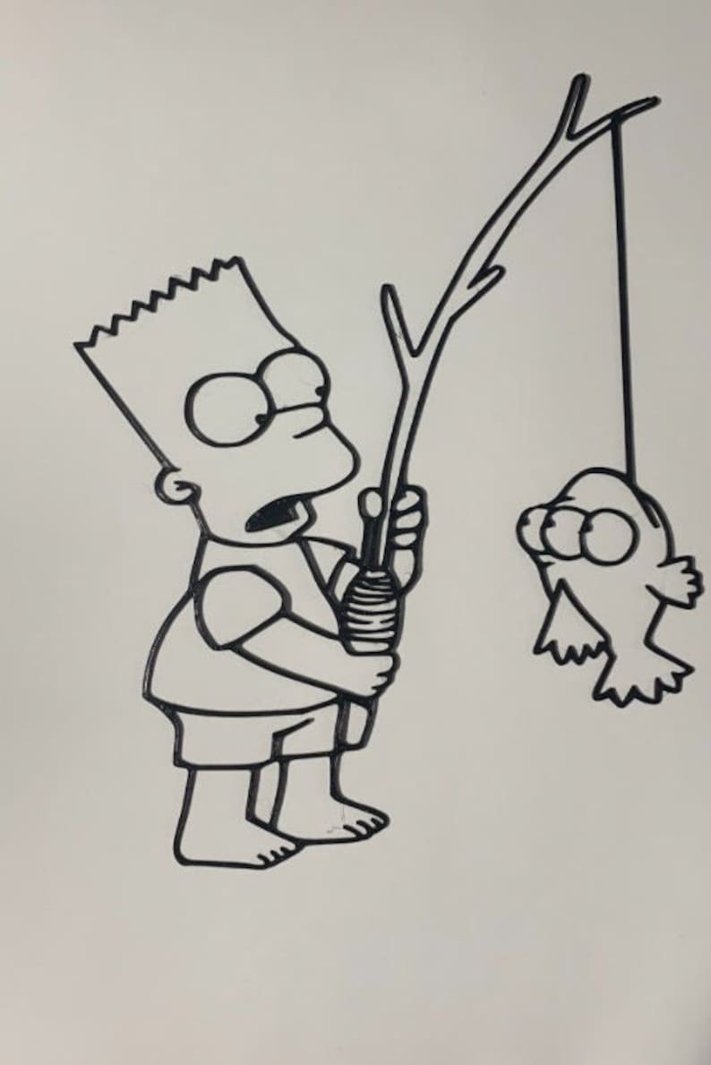 Bart Simpson Wall Art (Made in U.S.A) image 1