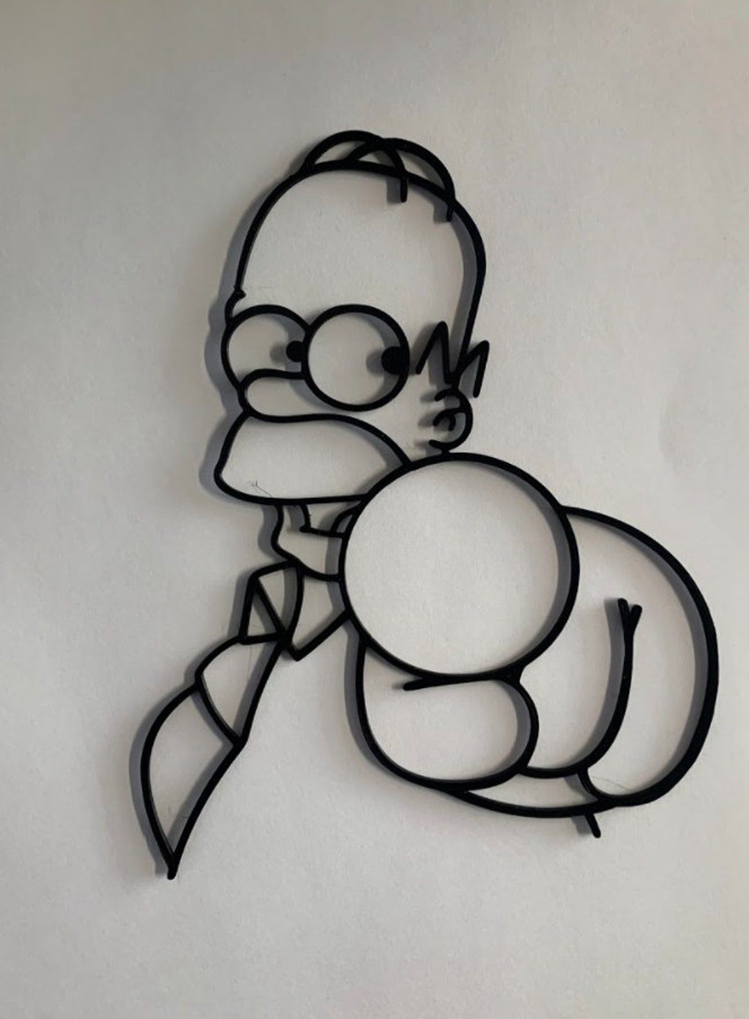 Homer Simpson Te quiero Arte mural hecho en . - Etsy México Homer Simpson Te quiero Arte mural hecho en . - Etsy México