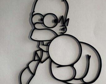 Homer Simpson I want You ! Wall Art (Made in U.S.A)