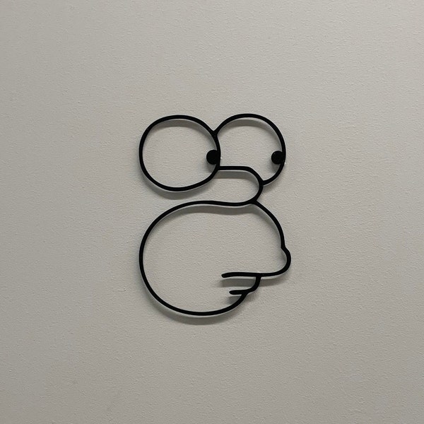 Homer Simpson Wall Art (Made in U.S.A)-Fun and Unique Home or Office Decoration