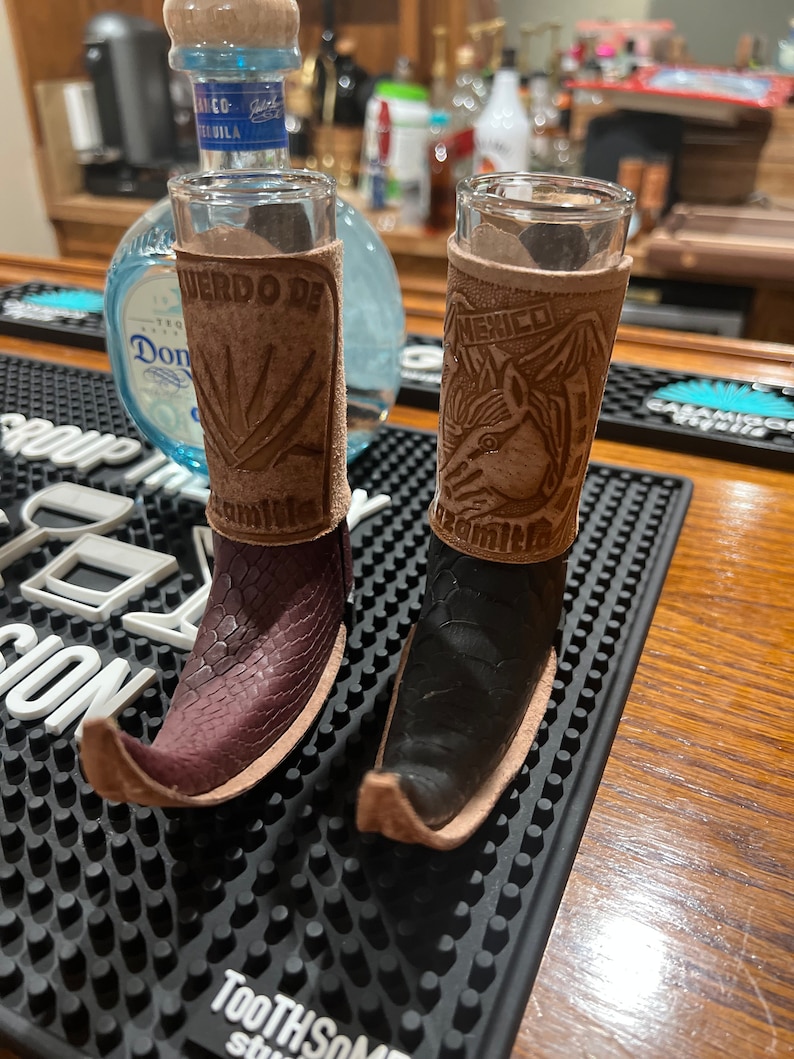 Authentic Mexican Boot Tequila Shot Glass [made in Mexico] - Etsy