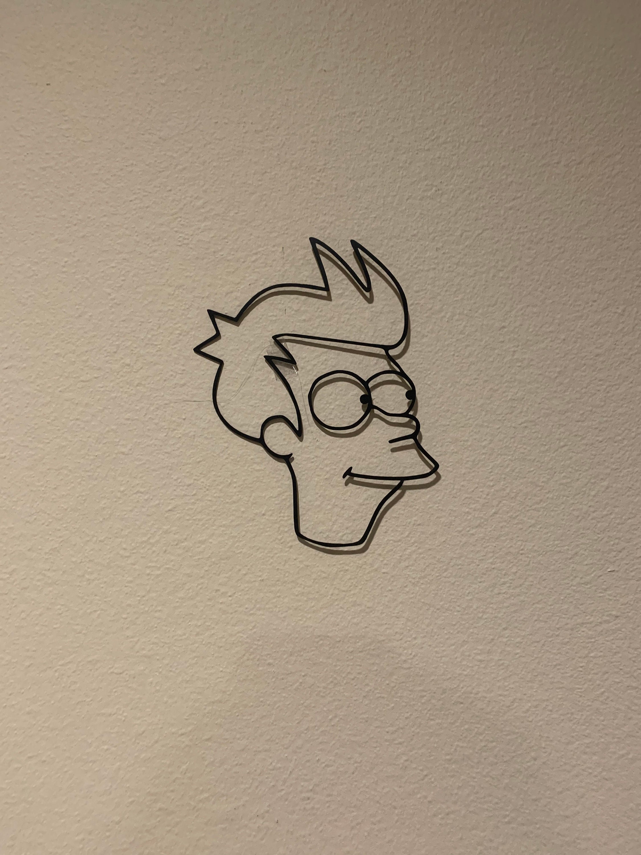 M I K Y H A R P E R on Instagram: [PHILIP J. FRY from FUTURAMA] Acrylic on  black paper sketchbook Art for Sale. You will get AI file, JPG and