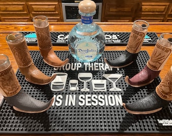 Authentic Mexican Boot Tequila Shot Glass [Made in Mexico]