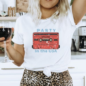 Party in the USA Shirt, 4th of July Shirt, America Shirt, Fourth of July Shirt, Independence Day Shirt, Patriotic, Red White and blue shirt