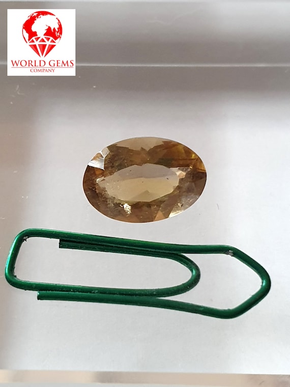 Citrine Naturelle De Madagascar - 219 Carats - Taille Ovale - Certifiée IGI - Neuf Avec Certificat