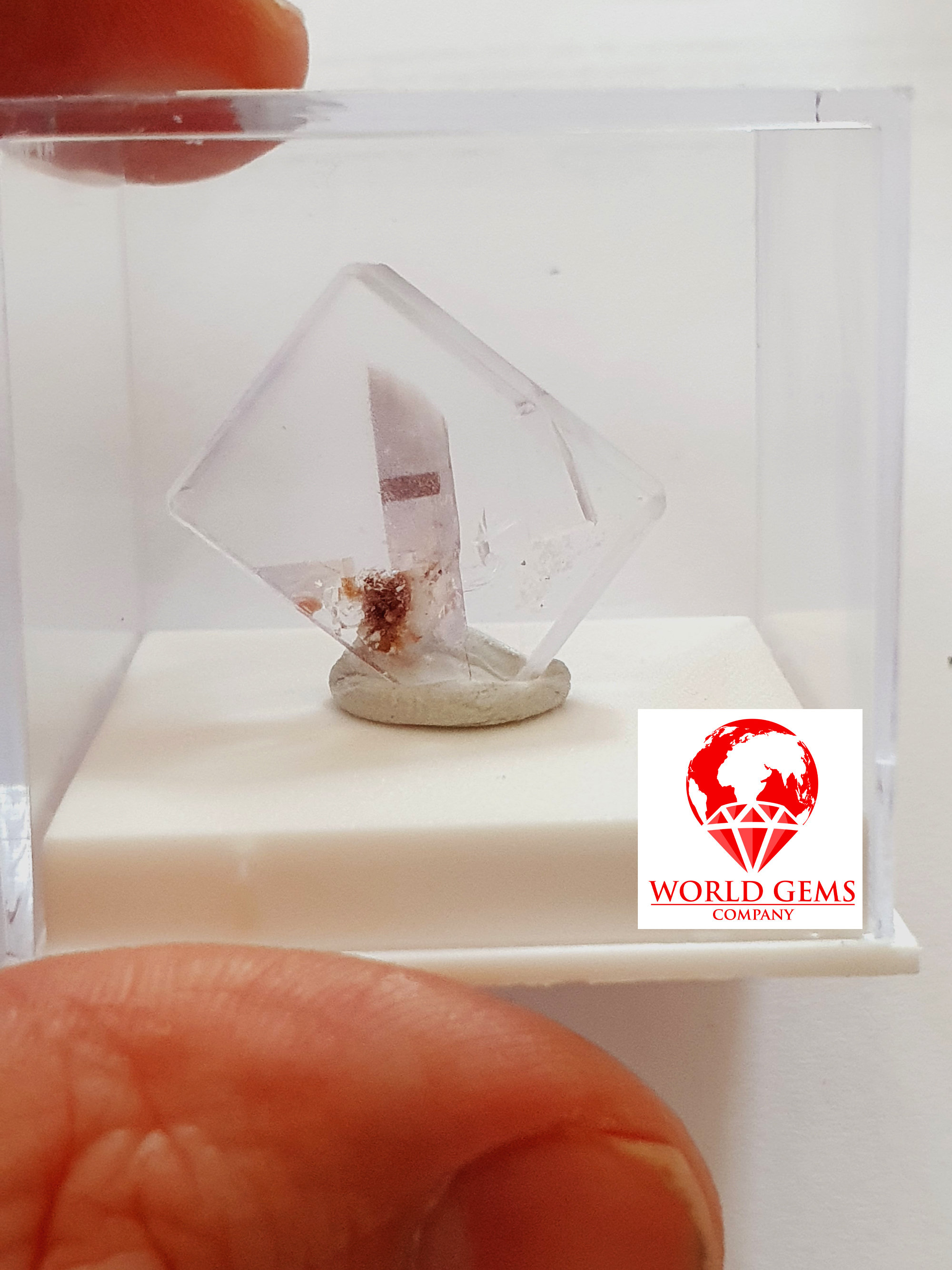 Belle Pièce Fluorite Cubique Incolore d' Espagne, Un Joli Cluster à Mettre Dans Sa Collection