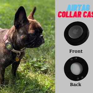 AirTag Dog Collar Holder Case Cat Collar Air Tag