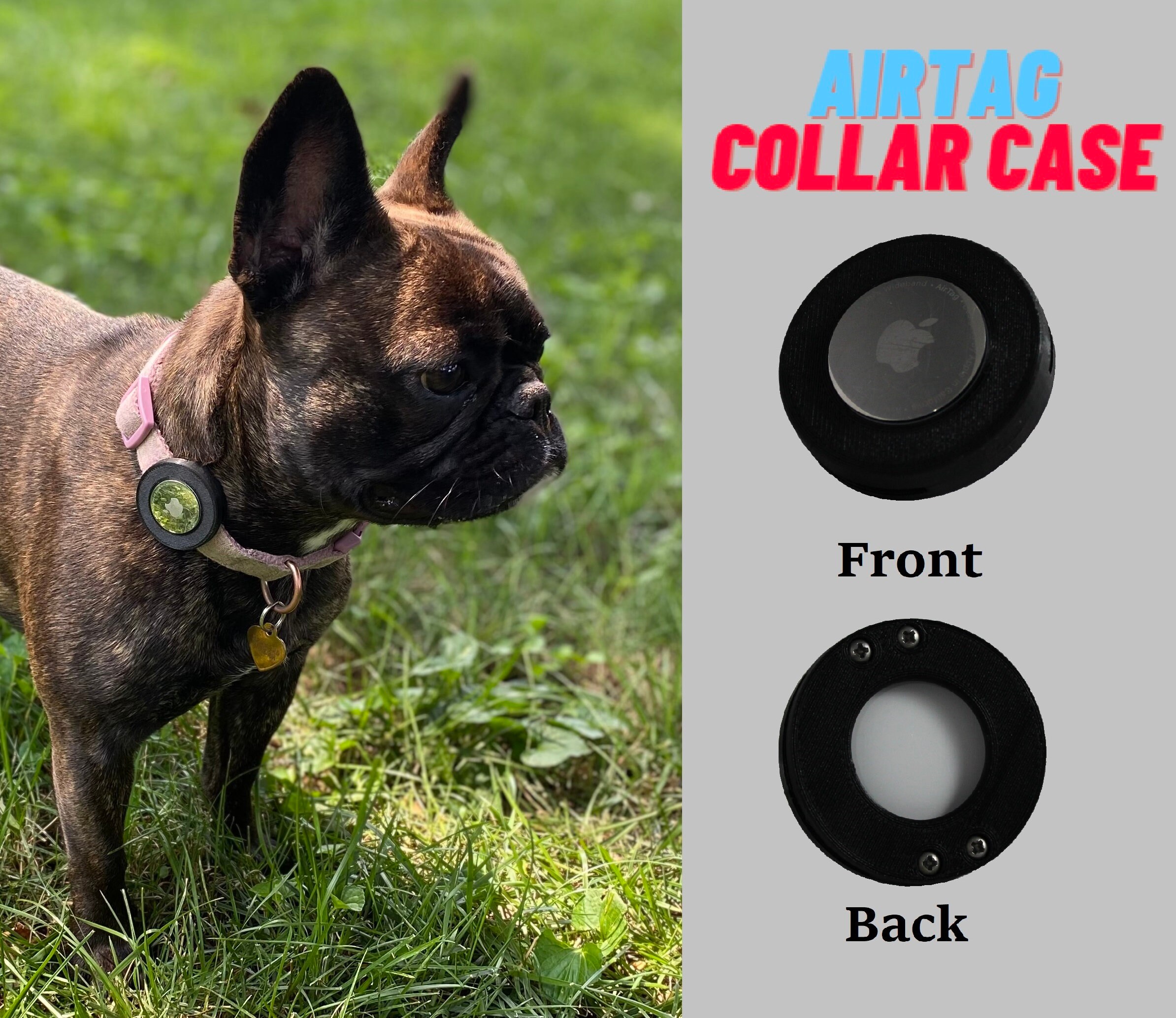 Airtag Dog Collar Holder Glow In The Dark,airtag Pet Collar Holder And  Protectors For Apple Airtag