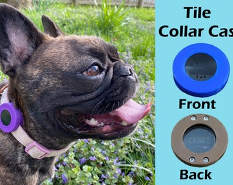 Tile Sticker Dog Collar Holder Case Cat Collar