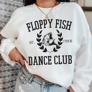 Epilepsy Awareness Sweatshirt Funny Seizure Gift Minimalist Aesthetic Sweater Eco Unisex Clothing Non-Epileptic Humor Floppy Fish Dance
