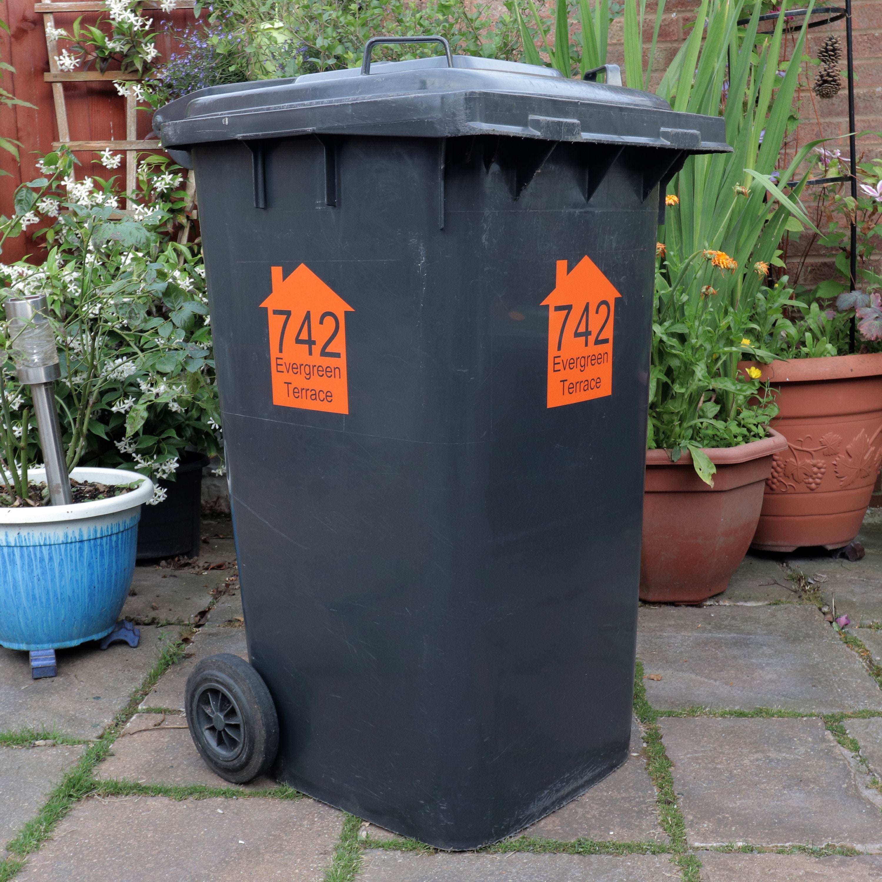 Custom Wheelie Bin Vinyl Sticker Custom Wheelie Bin Vinyl Etsy UK