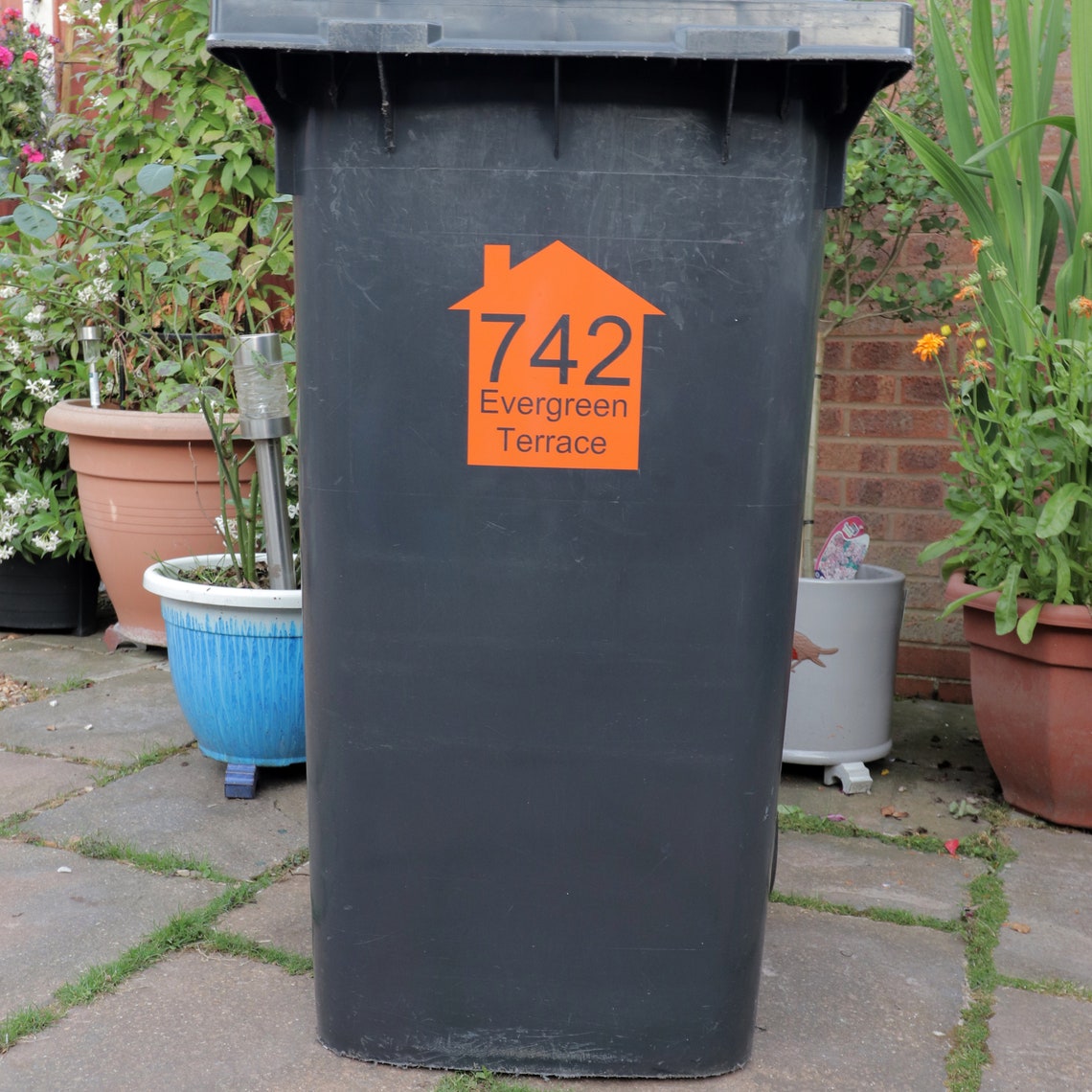 Custom Wheelie Bin Vinyl Sticker Custom Wheelie Bin Vinyl Etsy UK