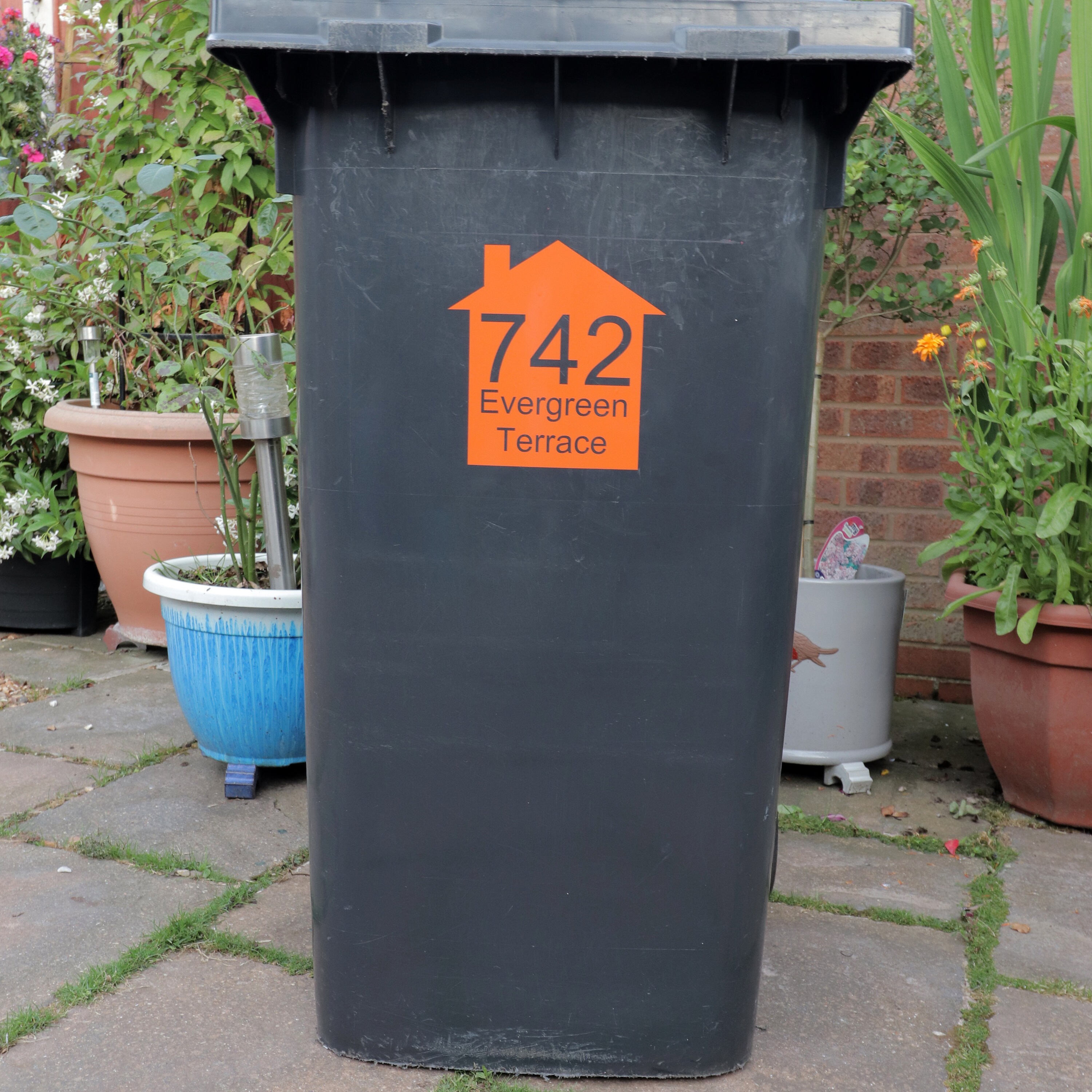 Custom Wheelie Bin Vinyl Sticker Custom Wheelie Bin Vinyl Etsy UK