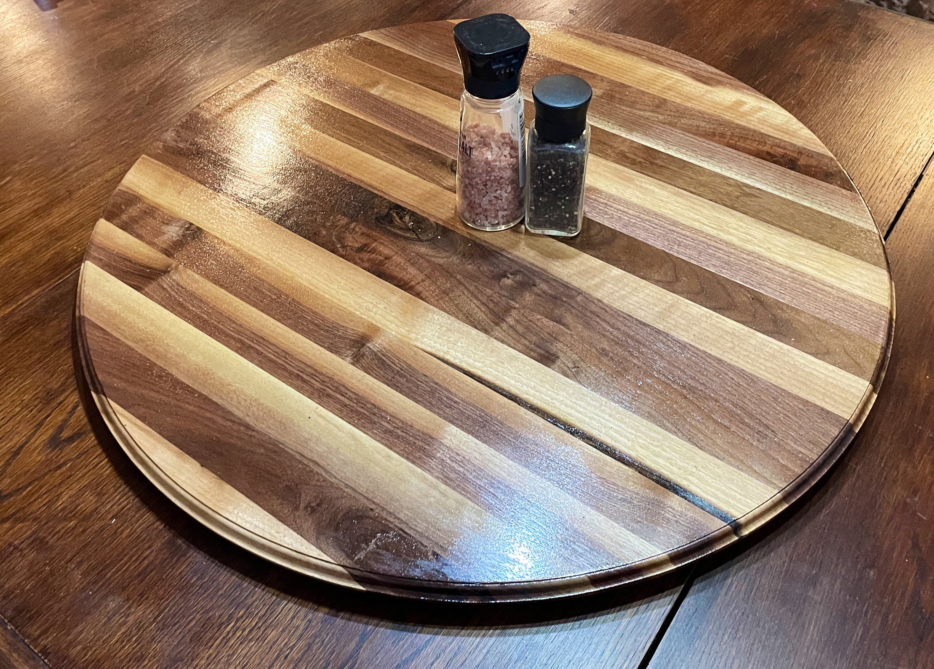 Walnut Lazy Susan Etsy