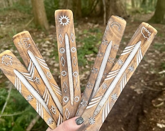 Wooden Incense Holders