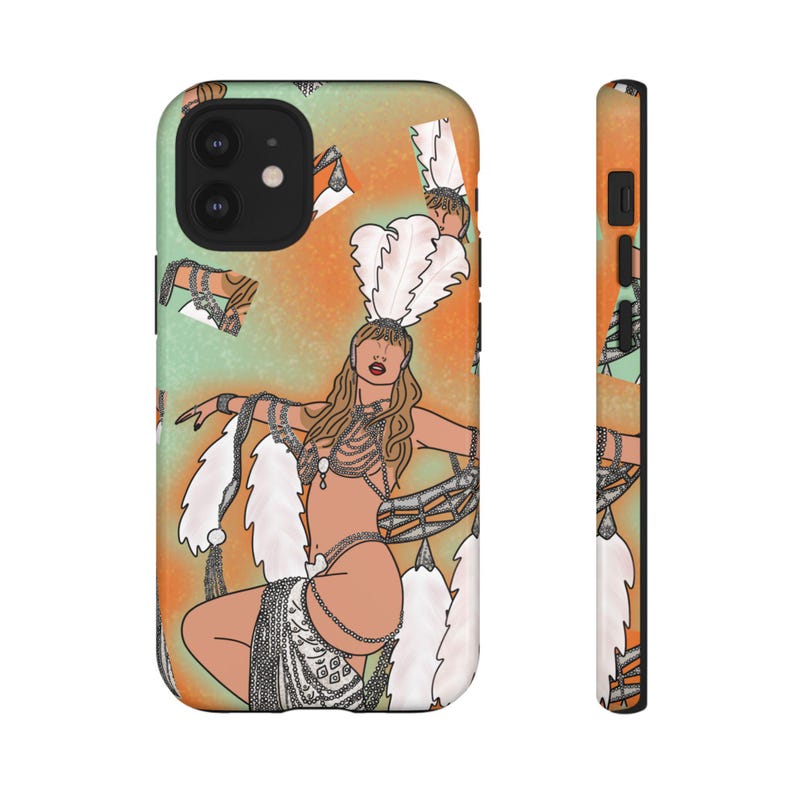 Swifty Phone Case - Sparkly Orange image 16