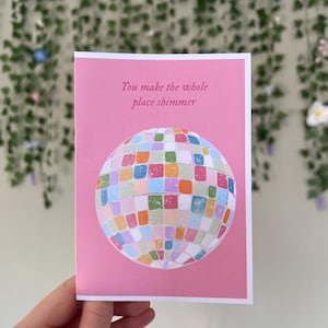 Cartão de felicitações - Shimmer