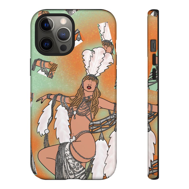 Swifty Phone Case - Sparkly Orange image 18