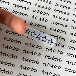 Adesivi con valutazione a 110 stelle - da usare nel tuo diario di lettura o bullet journal