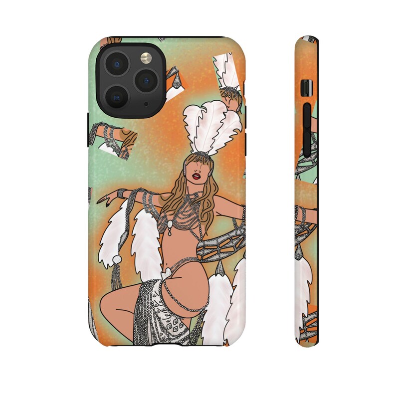 Swifty Phone Case - Sparkly Orange image 9