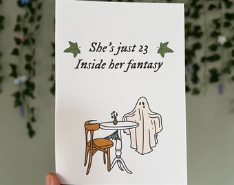 Greeting Card - 23 inside her fantasy
