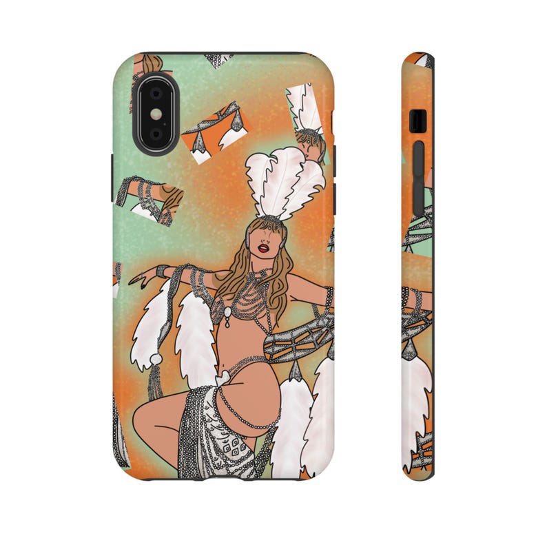 Swifty Phone Case - Sparkly Orange image 4