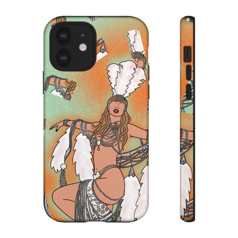 Swifty Phone Case - Sparkly Orange image 17