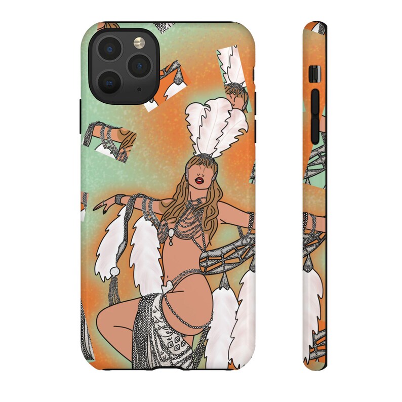 Swifty Phone Case - Sparkly Orange image 10