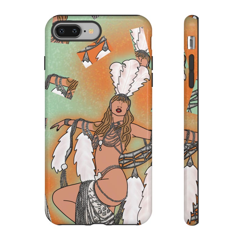 Swifty Phone Case - Sparkly Orange image 3