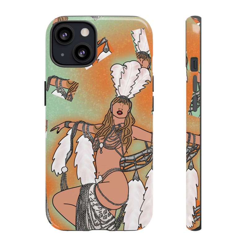 Swifty Phone Case - Sparkly Orange image 19