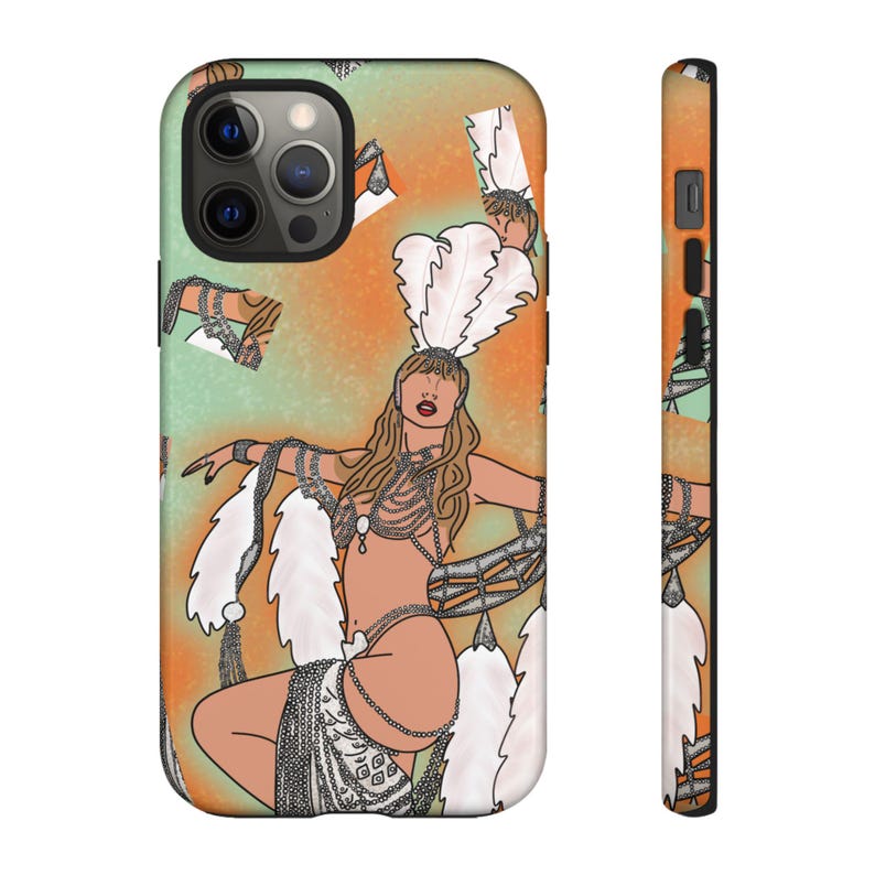 Swifty Phone Case - Sparkly Orange image 1
