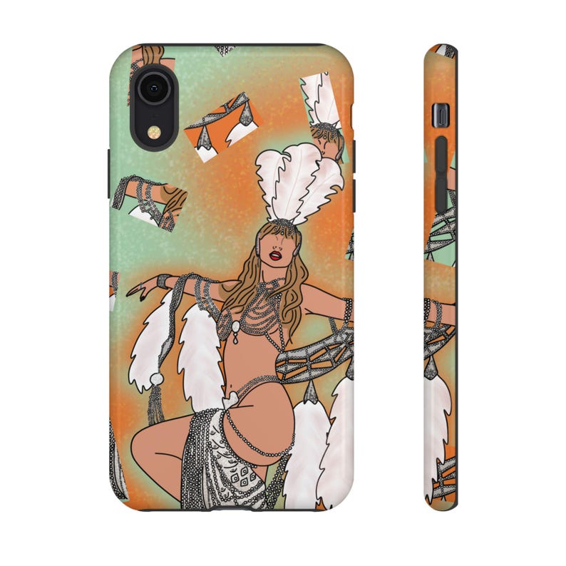 Swifty Phone Case - Sparkly Orange image 5