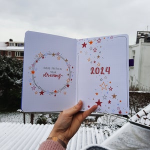 Custom Bullet Journal - dot grid journal - completely custom made - 2025/2026