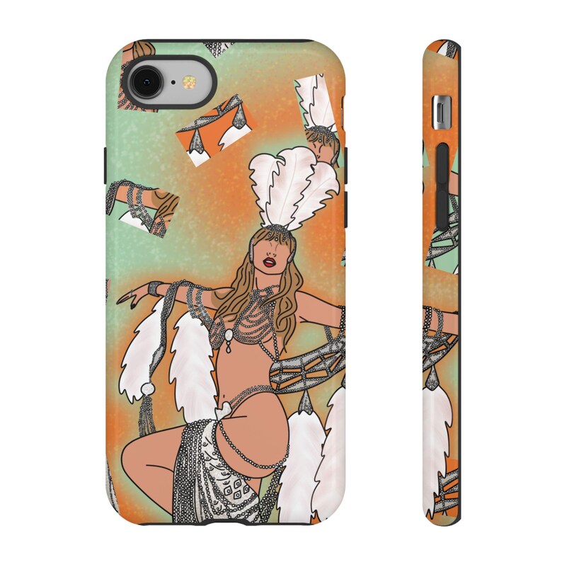Swifty Phone Case - Sparkly Orange image 2