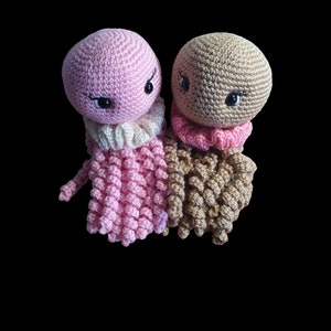 PP7 Doudou pieuvre - Jouet éthique tendance Doudou au crochet Made