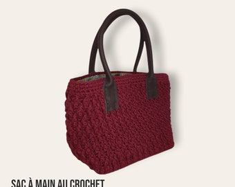 Handmade bag crochet