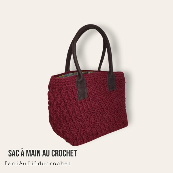 Sac fait main au crochet