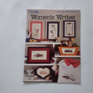Cross stitch Leaflet #527, Women&#39;s Writes, by Leisure Arts