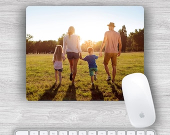 Personalised Photo Mouse Mat - Picture, Custom Image, Custom Picture, Family Gift, Christmas Gift, Mouse Pad, Birthday Gift, Present