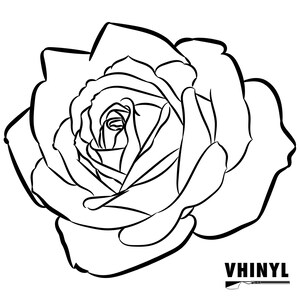 Rose Flower Vector SVG
