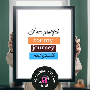 Positive Affirmations Printable – Motivational Quotes Wall Art, Digital Download for Self-Love, Empowerment, Home Decor