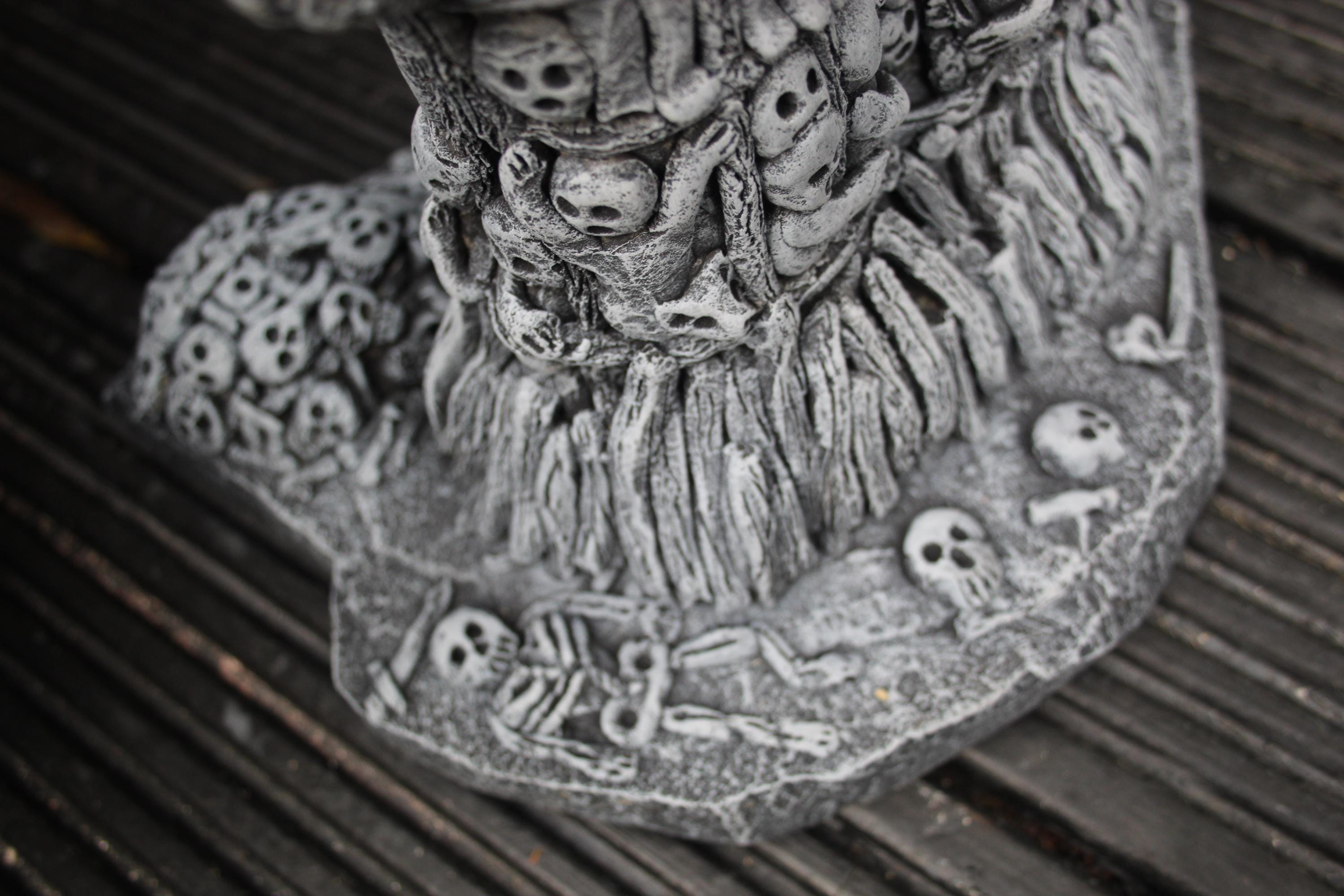 Stackpole Wicker Statue Wicker Man Cement Garden Statue Human Sacrifice Pagan Sun God Folk Art ...
