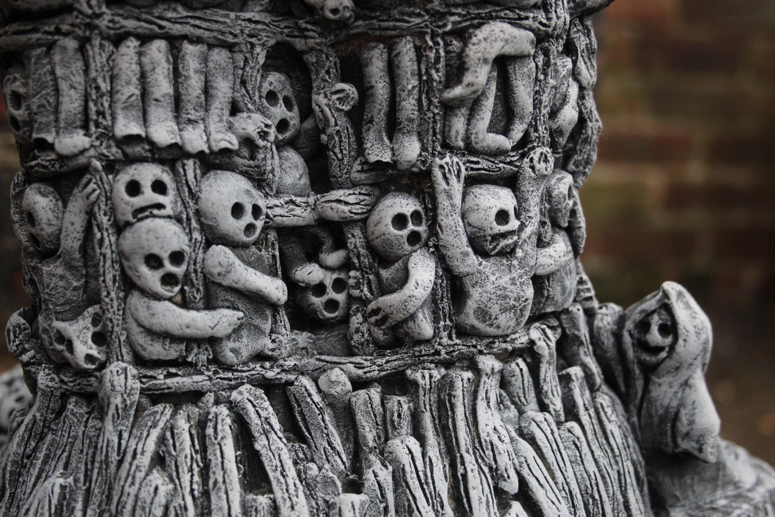 Stackpole Wicker Statue Wicker Man Cement Garden Statue Human Sacrifice Pagan Sun God Folk Art ...