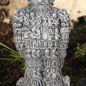 Stackpole Wicker Statue Wicker Man Cement Garden Statue Human Sacrifice Pagan Sun God Folk Art ...