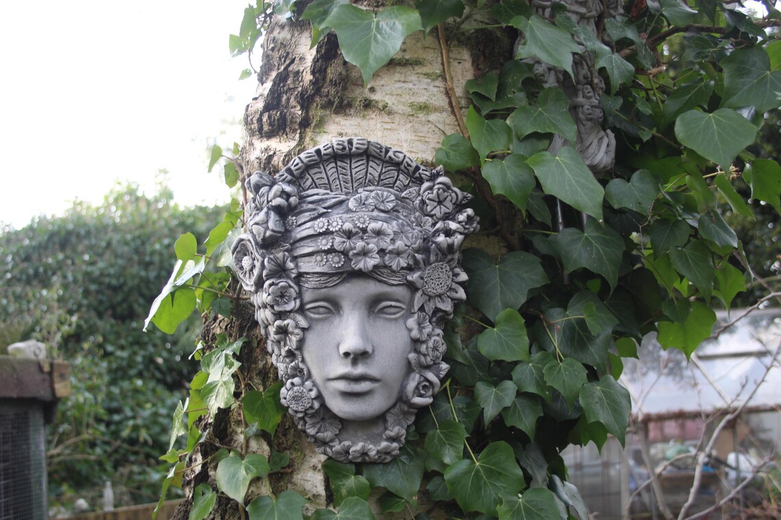 Flora the Goddess of Roman Flowers, Gardens and Spring. Garden Wall ...