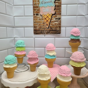 Fake icecream cone  fake ice cream cone
